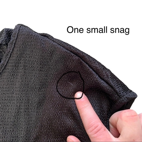 LC Lauren Conrad Solid Black Pocketed Form Fitting Sleeve Dress Size 12 - Picture 8 of 14